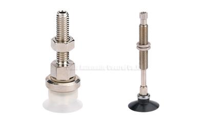 China 2mm - 50mm Rc1/8 Vacuum Pad With Connector and Level Compensator 6mm Buffer Stroke for sale