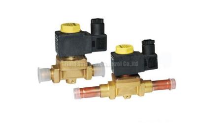 China Brass 2 Way Brass Solenoid valve Castel Equivalent For Refrigeration System for sale
