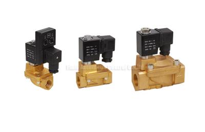 China PU225 Pilot Operated Solenoid Valve , DC 12V Pneumatic Control Valve for sale