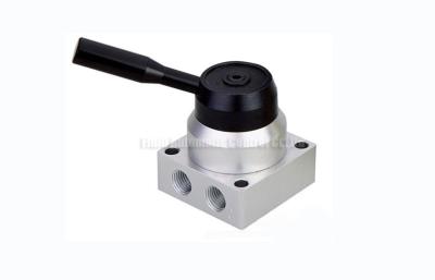 China 4/2 válvula de control direccional actuada manual de actuación directa de la válvula de transferencia de la mano G1/4” en venta