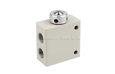 China Miniature 3-Way steel ball actuated mechanical Control Valve for sale