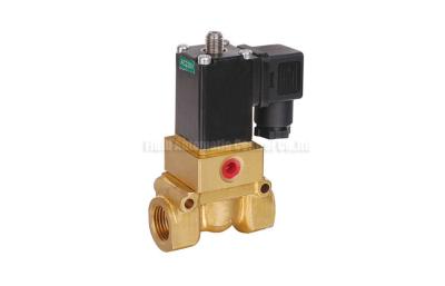 China Two Position Four Way Pistion Operated Brass Solenoid Valve G1/4