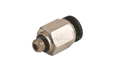China Miniature Brass Pneumatic Tube Fittings Straight / Branch Tee Type for sale
