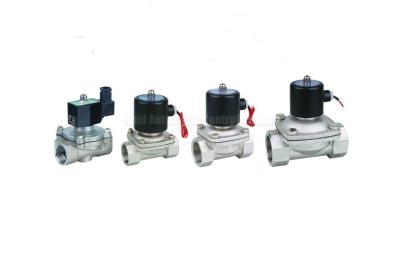 China Stainless Steel Solenoid valve two position two way,port size G1/8
