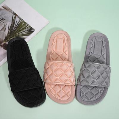 China open toe Flat Casual Sandals multiple color sport slides sandals custom logo pillow for sale