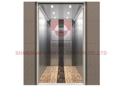 China MR MRL 8 Passenger Elevator Lift 1600kg Stainless Steel 8.0m / S for sale