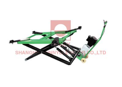 China Portable Movable Scissor Lift With Power Unit Cart Pull Handle for sale