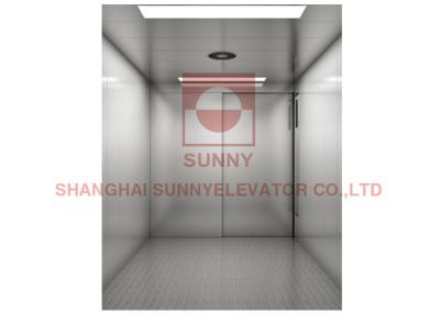 China Big Capacity 4panel Center Opening Freight Cargo Goods Lift Elevator For Shopping Mall for sale