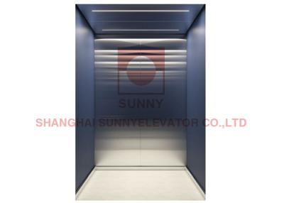 China 4000kg Compact Stainless steel Passenger Elevator Improved People Flow for sale