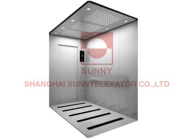 China Gearless Traction Machine Hospital Bed Elevator With Deep Cabin And Deceleration Device for sale