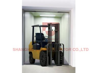China Machine Roomless Safety Freight Elevator 330V / 220V 50HZ for sale
