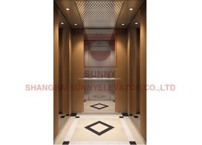 中国 機械部屋が付いている非常に安全な赤外線ライトのカーテン システム家の上昇の標準的なエレベーター 販売のため