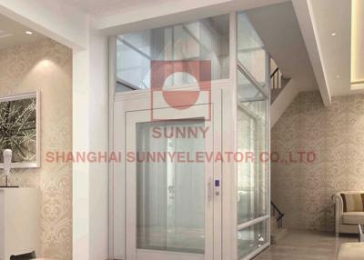 China 320 - 400kg VVVF Drive Technology Ventilated Home Elevators With Protective Net for sale