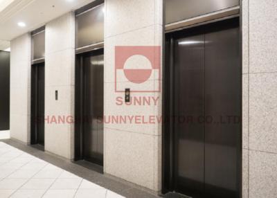 China sala de alta velocidade da máquina 450kg menos o elevador do elevador da tração sem o ruído à venda
