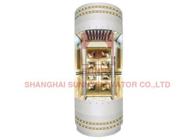 China 1250kg Gearless Machine Room Observation Elevator High Performance for sale