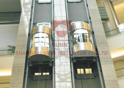 China Elevador Sightseeing do apartamento panorâmico de aço inoxidável do elevador para o passageiro à venda