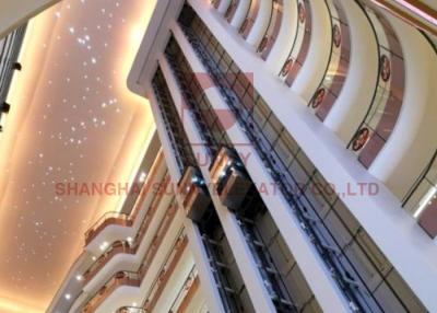 China Machine Room Less Panoramic Elevator 13 Person Observation Lift Customized for sale