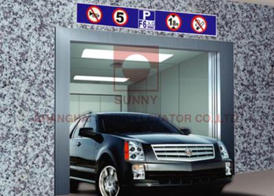China Load 5000kg Automatic Automobile Elevator Safe And Anti Skid Infrared Protection for sale