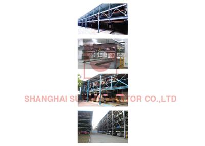 China Material de aço inoxidável do elevador resistente do automóvel do elevador do carro com construção de aço à venda