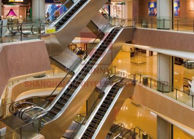 China FUJI Vvvf Control Superior Quality Smooth Running 35 Degree Shopping Mall Escalator for sale