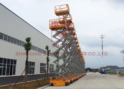 China 1.89m Wheelbase Hydraulic Self Propelled Scissor Lift 24V/4.5kw for sale