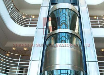China 1000kg VVVF Drive Sightseeing Panoramic Elevator Lift For Shopping Mall for sale