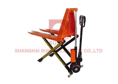 China 1500kg Load Nylon Wheels Double Pistons Pallet Truck With Double Pistons for sale