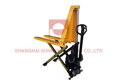 China Safe Single Cylinder 1 Ton High Lift Scissor Truck With Electric Motor for sale