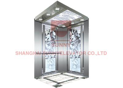 China elevación del elevador del pasajero del sitio de la máquina 1.0m/S con el dispositivo de la desaceleración en venta