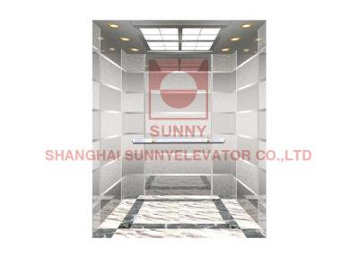 China 1600kg VVVF 2.5m/S Panoramic Passenger Elevator With VVVF Elevator Control System for sale