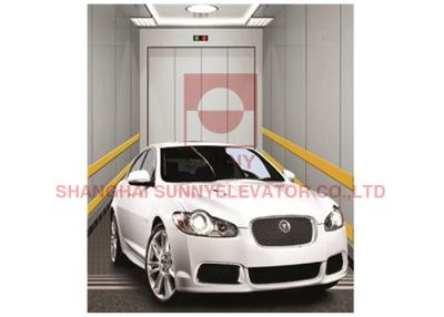 China MRL Gearless Villa Car Park 0.5m Automobile Elevator Painted Steel for sale