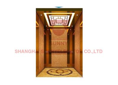 China Elevador do passageiro da casa de campo 450kg 800MM do espelho ISO9001 com a porta de abertura do centro à venda