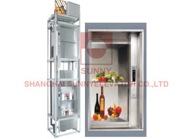 China ISO9001 PC Control 0.4m/S 630kg Kitchen Food Service Elevator Lift for sale
