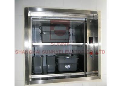 China Stainless Steel 1.1kw 100lb Hydraulic Home Service Dumbwaiter Elevator for sale