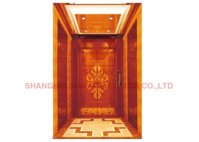 China AC Drive 152m/Min 1600kg Noiseless Machine Room Less Elevator Lift for sale