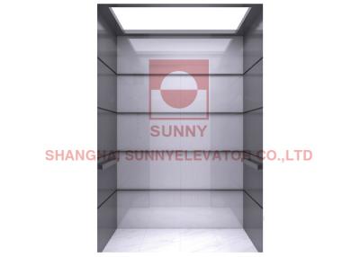 China Elevación sin engranaje hidráulica del elevador del piso VVVF MRL del PVC de la carga 450kg en venta