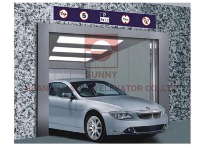 China 2 Doors 0.5m/S MRL Commercial Car Parking Elevator Cabin Automobile Lift for sale