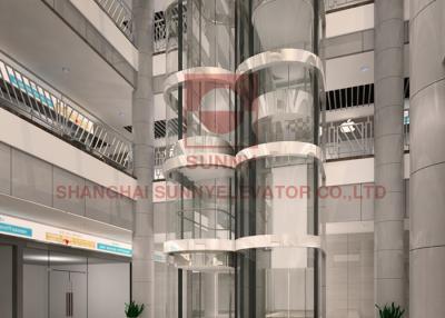 China CE 630kg 1.0m/S Sightseeing Passanger Elevator For Architectural for sale
