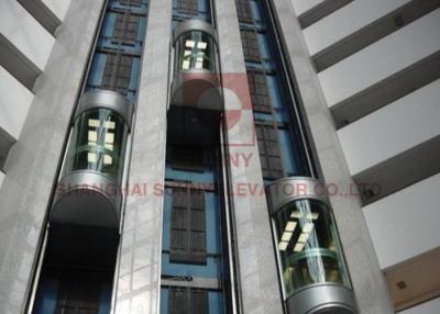 China puerta de abertura panorámica del centro del elevador VVVF del control sin engranaje de 1000kg en venta