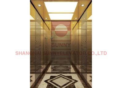 China Vertical 800kg 6 Person MRL Residential Home Elevators Quiet Running for sale