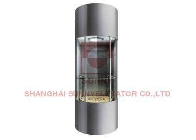 China PVC del control de Vvvf que suela el elevador panorámico con el sitio de la máquina en venta