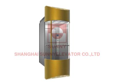 中国 13人のための0.4m/S Vvvfの安定した安全な観察のパノラマ式のガラス エレベーター 販売のため