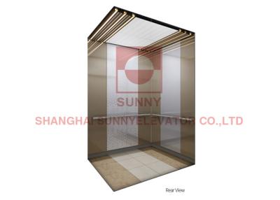 China Impulsión de lujo de Vvvf de la cabina del elevador del diseño tridimensional del hexágono en venta