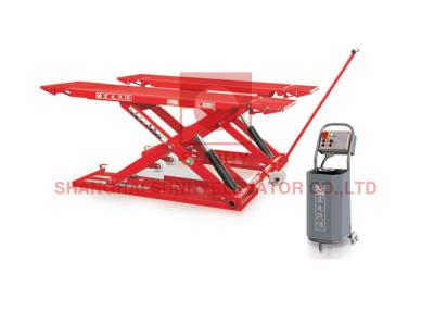 China Rising Fling  Mid Position Electric Hydraulic Car Scissor Lift With Safety Alarm Device for sale