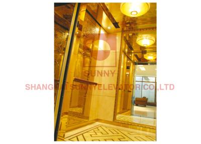 China Vvvf 0.4m/S Sightseeing Residential Home Elevator Lift For Villa for sale