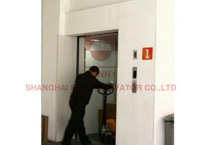 China VVVF Elevator Control System MRL Counterweight Warehouse Cargo Lift Machine Roomless for sale
