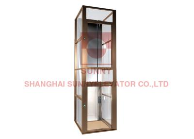 China VVVF Indoor MRL  Hydraulic Home Elevator Lift Shalfless , Hydraulic Passenger Elevator for sale