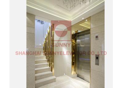 China 4 Floors Electric 3.0m/S AC Panoramic Home Elevator With Small Machine Room for sale