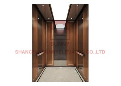 China Luxury Stainless Steel Cabin Residential Home Elevators 10 Persons for sale