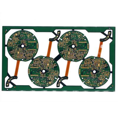 China Black Oil Hard Soft Bonding Four Layer PCB Board Fabrication for sale